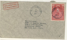 (C01) - HAITI - COVER PORT AU PRINCE => USA 1941 - Haití