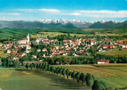 73647137 Ebersberg Oberbayern Blick Vom Aussichtsturm Auf Kaisergebirge Und Gros - Ebersberg