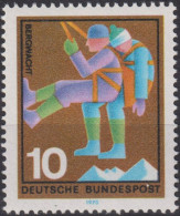 1970 BRD, ** Mi:DE 630, Sn:DE 1023, Yt:DE 498, Bergwacht, Freiwillige Hilfsdienste - Primeros Auxilios