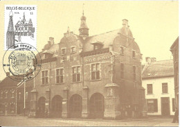 Carte Maximum - Belgique Belgie - Peer - Hotel De Ville Town Hall - 1981-1990