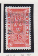 Zweden Fiskale Zegel Cat. Barefoot : Staempel(Documentary) 87A - Revenue Stamps