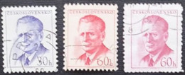 CECOSLOVACCHIA  1958 PRESIDENT NOVOTNY - Gebraucht