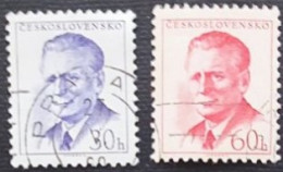 CECOSLOVACCHIA  1958 PRESIDENT NOVOTNY - Usados