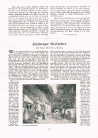 A102 1460 Roman Mell Salzburg Altsalzburg Bausünden Artikel 1908 - Altri & Non Classificati
