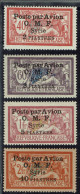 Syrie. 1922. Poste Aérienne N° 10/13* - Posta Aerea