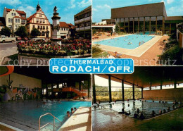 73645534 Rodach Coburg Thermalhallenbad Rodach Brunnen Freibad Rodach Coburg - Bad Rodach