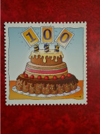 Carte TIMBRES  ILLUSTRATION CREATION THIERRY LAMOUCHE CARTE PHILINFO ANNIVERSAIRE 100 - Briefmarken (Abbildungen)