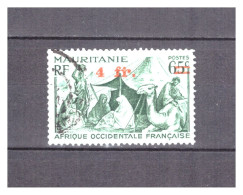 MAURITANIE    N ° 134    .   4  F  SUR   65 C      OBLITERE   .  SUPERBE . - Used Stamps