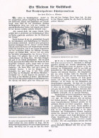 A102 1465-3 Messerer Berchtesgaden Schnitzermuseum Volkskunst Artikel 1907 - Andere & Zonder Classificatie