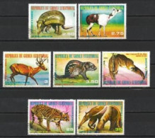 Guinée Equatoriale 1977 Animaux Sauvages (34) Yvert N° 111 Et PA 95 Oblitéré Used - Equatorial Guinea