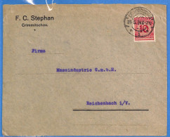 Allemagne Reich 1924 - Lettre De Crimmitschau - G30405 - Lettres & Documents