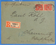 Allemagne Reich 1923 - Lettre Einschreiben De Aachen - G30381 - Lettres & Documents