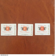 Timbre Personnalisés Collection Et Patrimoine  Adhésif N°1-2 Et 3 Cadre Beige Neuf Xx - Unused Stamps