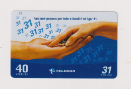 BRASIL -  31 Access Code Inductive  Phonecard - Brazilië