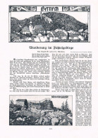 A102 1469-3 August Sieghardt Fichtelgebirge Wanderung Artikel 1907 - Other & Unclassified