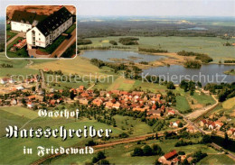 73643950 Friedewald Moritzburg Fliegeraufnahme Mit Gasthof Ratsschreiber Friedew - Moritzburg