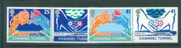 Great Britain 1994 - Opening Of Channel Tunnel, Set Of 4 Stamps, MNH** - Unused Stamps