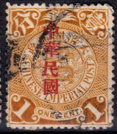 Stamp China 1912 Coil Dragon 1c Combined Shipping Lot#d70 - 1912-1949 République