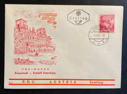 Österreich 1962 Bauten EISENSTADT Mi. 1120 FDC Schmuckkuvert Gestempelt/o EISENSTADT - Brieven En Documenten