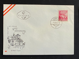 Österreich 1962 Bauten EISENSTADT Mi. 1120 FDC Schmuckkuvert Gestempelt/o EISENSTADT - Storia Postale