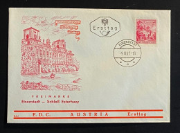 Österreich 1962 Bauten EISENSTADT Mi. 1120 FDC Schmuckkuvert Gestempelt/o EISENSTADT - Brieven En Documenten