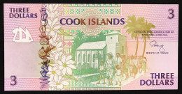 Cook Islands 3 Dollars Fds Unc LOTTO 040 - Barbades