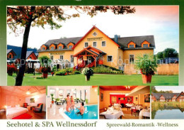 73641956 Burg Spreewald Seehotel SPA Wellnessdorf Gaststube Zimmer Hallenbad Bur - Burg (Spreewald)