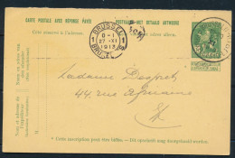 PWS - Cachet "BRUSSEL (L.W.) - BRUXELLES (Q.L.) Litt. D - D"  Dd. 26-11-1913" + Facteurstempel - (ref.1751) - Briefkaarten 1909-1934