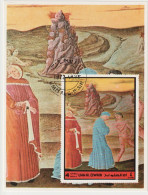 1972  Umm Al Qiwain - Dante Divine Comedy    Mini Sheet #6 - Imperf - Cancelled To Order (CTO) - Umm Al-Qiwain