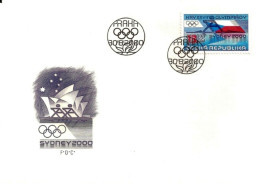 FDC 268 Czech Republic OG Sydney 2000 Rowing - Estate 2000: Sydney