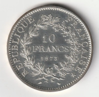 10 Francs Hercule Argent 1973 - Silver - - 10 Francs