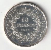 10 Francs Hercule Argent 1973 - Silver - - 10 Francs