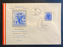 Österreich 1962 Bauten WIEN SCHWEIZERTOR Mi. 1119 FDC Schmuckkuvert Sonderstempel WIEN - Lettres & Documents