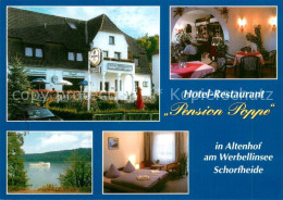 73641046 Altenhof Werbellinsee Hotel Restaurant Pension Poppe Gaststube Zimmer W - Finowfurt