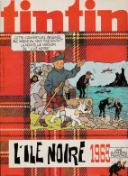 Tintin : Ancienne Couverture D'un Journal Tintin Pour La Sortie De Tintin Et L' Île Noire En Version Revisitée - Publicités