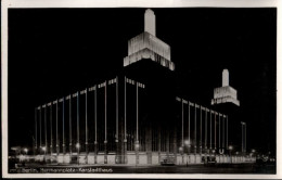 ! Alte Ansichtskarte Aus Berlin Bei Nacht , Hermannplatz, Karstadthaus, Architecture - Neukölln