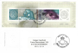 Norway 2005 Oslo 150th Anniversary Norwegian Stamps Human Eye Stamps On Stamp FDC Cover - FDC