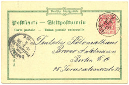 NOUVELLE GUINEE - GRUSS AUS NEU GUINEA DE FRIEDRICH-WILHEIMSHAFEN POUR BERLIN, 1899 - Nuova Guinea Tedesca