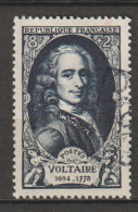 FRANCE : N° 854 Oblitéré (Célébrités Du 18ème Siècle) - PRIX FIXE - - Used Stamps