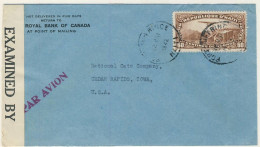 (C01) - HAITI - CENSORED AIR MAIL COVER PORT AU PRINCE => USA 1942 - Haiti