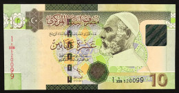 Libia Libya 10 Dinars 2011 Fds Unc LOTTO 042 - Libië