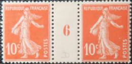 LP2943/35 - FRANCE - 191§ - TYPE SEMEUSE CAMEE - N°138 (millésime 6) TIMBRES NEUFS* - Millesimes