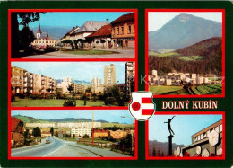 73637355 Dolny Kubin Orava Stadtzentrum Hauptstrasse Wohnsiedlung Denkmal Landsc - Slowakei