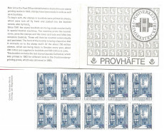 Sweden Sverige 1976  Test Booklet, Provhäfte, Uppsala Domkirke, Cathedral, Church  By/Czeslav Slania - Unused Stamps