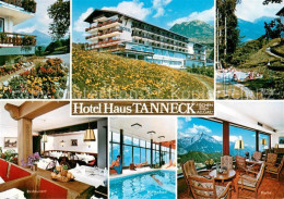 73636611 Fischen Allgaeu Hotel Haus Tanneck Restaurant Hallenbad Halle Liegewies - Fischen