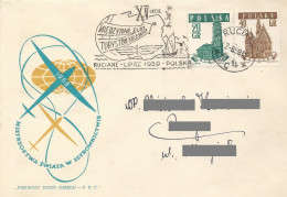 Poland (A280): Envelope FDC 913-14 Sport Gliding World Championships (postal Circulation) - FDC