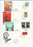 Collection FREE NAMBIA Topic 4 Diff  FDCs United Nations Stamps Fdc Cover - Collections (sans Albums)
