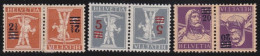 Suisse   .  Yvert  .     179a 181b / 184a      .        *        .    Neuf Avec Gomme - Unused Stamps