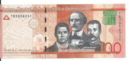 REP. DOMINICAINE 100 PESOS 2019 UNC P 190 E - Dominicaine