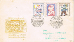 54350. Carta PRAHA (Checoslovaquia) 1958. Stamps Pro UNESCO - Covers & Documents